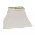 thumbnail image 1 of HomeRoots 470000 12 in. White Rectangle Bell No Slub Lampshade, 1 of 1