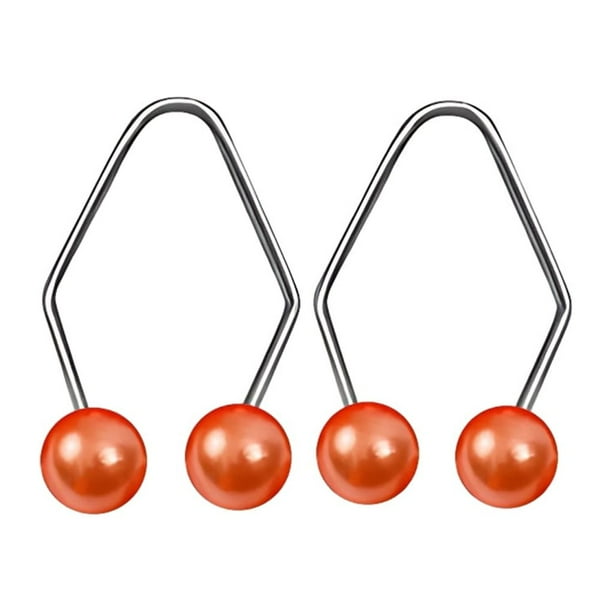 Minnieouse Fabricante de hoyuelos naturales de entrenamiento sonriente sin esfuerzo de metal para mujeres y niñas, fuerte y eficaz Tratamientos faciales naranja