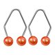 thumbnail image 1 of Minnieouse Fabricante de hoyuelos naturales de entrenamiento sonriente sin esfuerzo de metal para mujeres y niñas, fuerte y eficaz Tratamientos faciales naranja, 1 of 6