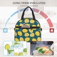 thumbnail image 4 of Easygdp Lemon Caja de Almuerzo para Mujeres y Hombres, Bolsa de Almuerzo Insulada, Bolsas Reutilizables Impermeables para Viajes, Trabajo y Picnics, 4 of 7