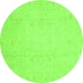 thumbnail image 1 of Ahgly Company Indoor Round Oriental Green Traditional Area Rugs, 3' Round, 1 of 4