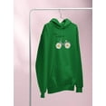 thumbnail image 3 of Daisy Bicycle Ride Hoodie Women -Image by Shutterstock, Female 5X-Large, 3 of 4