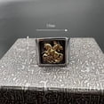 thumbnail image 3 of New Vintage Men's 14K White Gold ring Special Design knight fashion Ring For Men Chic Fancy Jewelry, 3 of 7