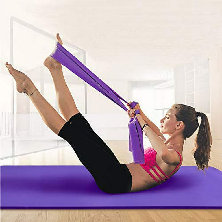 GOAITOU Resistance Bands Professional Latex Elastic Exercise Bands Long Stretch Bands for Physical Therapy Recovery Yoga Pilates at Home or The