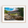 thumbnail image 2 of Albany Covered Bridge - New Hampshire Photography Bridge Landscape Nature Rustic Scenic Travel Poster Water Unframed Wall Art Print 32 x 48 inches, 2 of 7