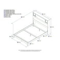 thumbnail image 6 of Newport Traditional Bed in Grey, Multiple Sizes, 6 of 7