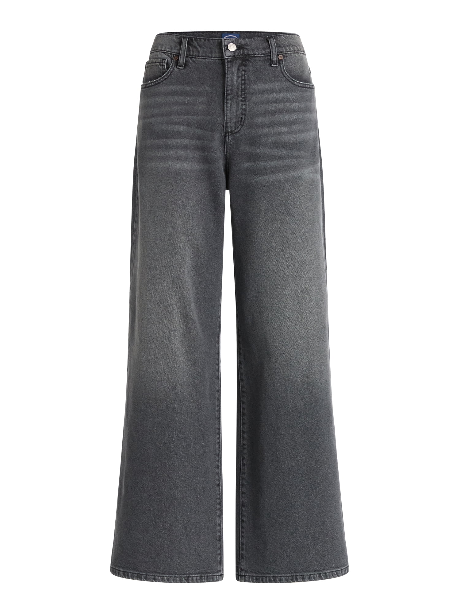 Scoop Women’s and Women’s Plus Baggy Wide Leg Jeans, Sizes 0-26