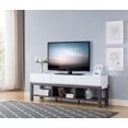 thumbnail image 1 of 60'' TV Stand with Storage, Grey/White, 1 of 1