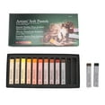 thumbnail image 2 of Soft Pastel Set, 12 Pieces Square Soft Pastels for Painting, Sketching, and More, Fine and Delicate Texture for Blending and Coloring, Convenient and Practical Soft Pastels for, 2 of 7