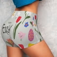 thumbnail image 4 of Fotbe Happy Easter Shorts Sin Costuras – Shorts Deportivos de Cintura Alta para Mujer, Elásticos para Gimnasio, Yoga, Running o Ciclismo-Medium, 4 of 8