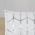 thumbnail image 5 of Ergode Metallic Printed Comforter Set - Geometric Pattern in Metallic Silver on White - Includes Comforter, Shams, and Decorative Pillows - Treatment - Wrinkle-Free Packaging, 5 of 5