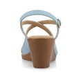thumbnail image 3 of Journee Womens KedzieII Ankle Strap Wedge Sandals, Widths Available, 3 of 9