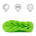 thumbnail image 3 of Zapatillas para correr, caminar, tenis, carretera, deportivas, informales, a la moda, gimnasio, senderismo, para hombre, zapatillas de trabajo, transpirables, cómodas, ligeras, verdes, 3 of 5