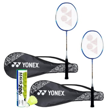 Yonex ZR 100 Light Aluminum Badminton Racquet With Full Cover, Colour - Blue Combo Of 2   Mavis 200i Shuttlecock, Yellow