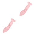 thumbnail image 2 of crativent High Heel Shoe Cushion Self Adhesive Insole Pad Grip Inserts Back Blisters pink 2Set, 2 of 6