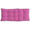 thumbnail image 6 of vidaXL Highback Chair Cushion Set of 4 Pink Oxford fabric (100% polyester), 6 of 6