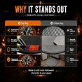 thumbnail image 4 of 3D Halloween Rug, Ghost Skeleton vortex quilted 3D Optical Illusion Rugs | Candy Corn Abyss Quilted Round Mat with Spooky Depth Design Crystal Velvet Soft & Durable Fabric Non-slip（24INCH skull）, 4 of 7