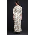 thumbnail image 5 of Bimba Rayon Eagle Feather Ladies Long Gown Boho Beach Cocktail Party Maxi SlitÂ&nbsp;Dress-X-Large, 5 of 6