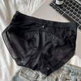thumbnail image 2 of Ruimatai Women's Lace Underwear Breathable Comfortable Mid-Rise Hip Lift Soft Stretch Sexy Solid Panties for Daily Wear Home Party, 2 of 3