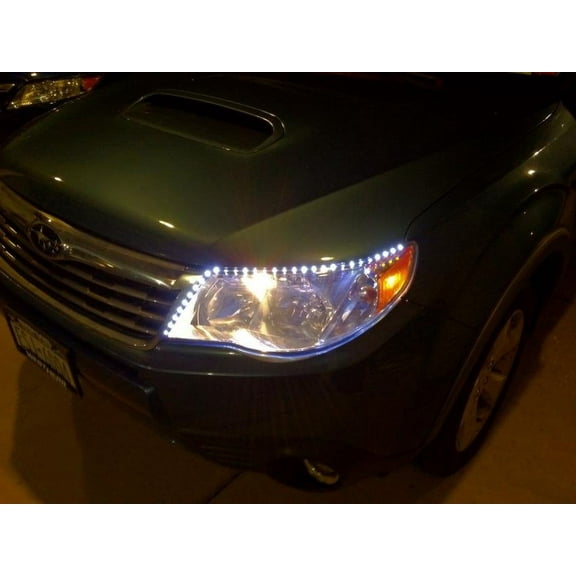 For LED DRL Head Light Strips Daytime Running Lamps for 2009-2013 Subaru Forester