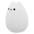 thumbnail image 1 of QIILU Chat en Forme de Veilleuse USB Charge Silicone Changement de Couleur LED Touch Ambient, 1 of 8