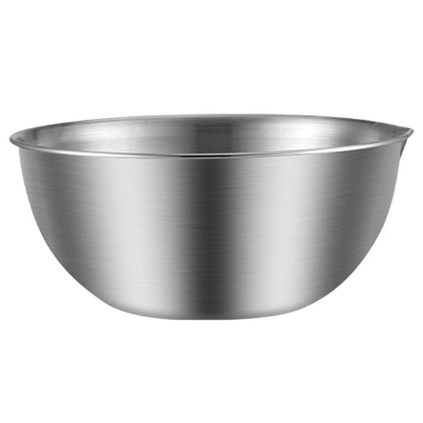 Cuenco de mezcla de cocina, cuenco de almacenamiento de alimentos de acero inoxidable, soporte para ensalada de gran capacidad, suministro de cocina