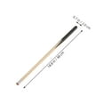 thumbnail image 2 of UPGRATOR 3pcs Short Pool Cue Cue Sticks for Pool Table Portable Size Smooth Finish for Children, 2 of 8