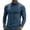 Blue, variant on TKKCS Mens Turtleneck Long Sleeve Shirt Slim Fit Casual Lounge Soft Cotton Layering Pullover Top Black XL