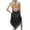 Black, variant on Swim Cover Up for Women Backless Bikini Fringe Trim Ties Kaftan Women Summer Outfits,Black,S