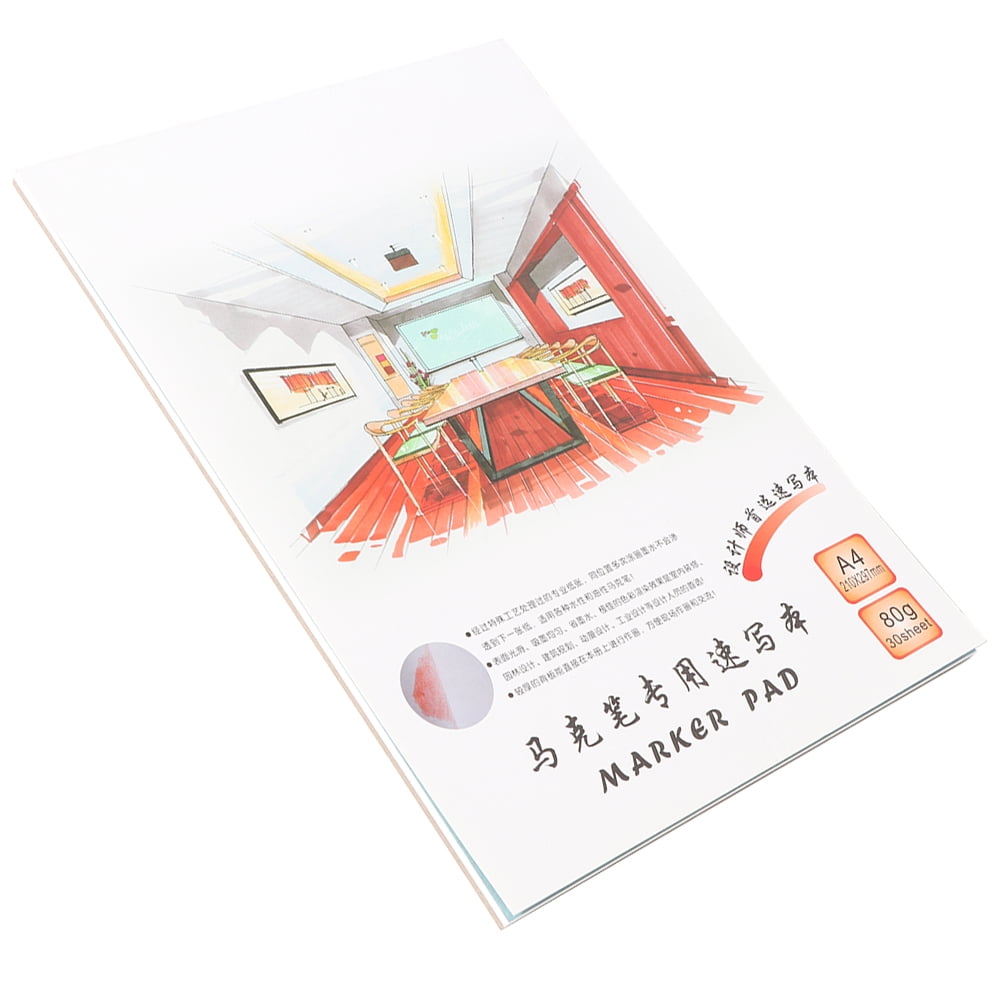 Extra Thick Paper Marker Pad, Watercolor Book Paper, Book Sketchbook Painting Paper Notebook For Home Drawing Students