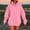 Pink, variant on Lovskoo Womens Oversized Hoodies Winter Solid Color Sweatshirts Pullover 2025 Hooded Tops With Pocket Trendy Outfits Black