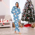 thumbnail image 7 of FORMRS Onesies Pajama for Adults Unisex Hoodie Winter Jumpsuit One Piece Sleepwear, Sizes S-2XL, Baseballs Pattern, 7 of 7