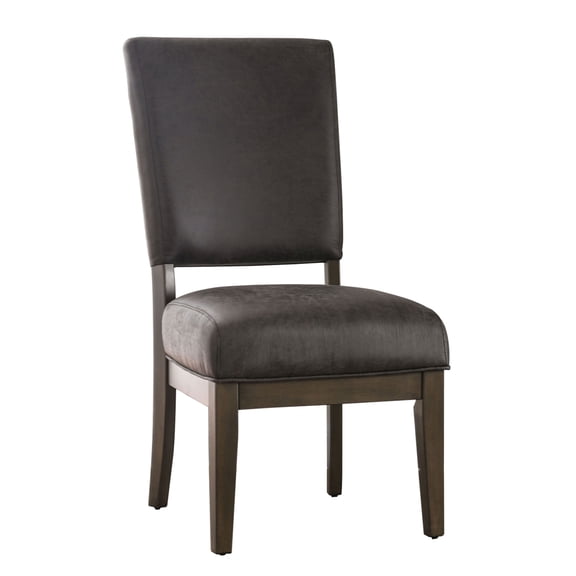 FOA Irving Rustic Side Chair in Gray - Set of 2