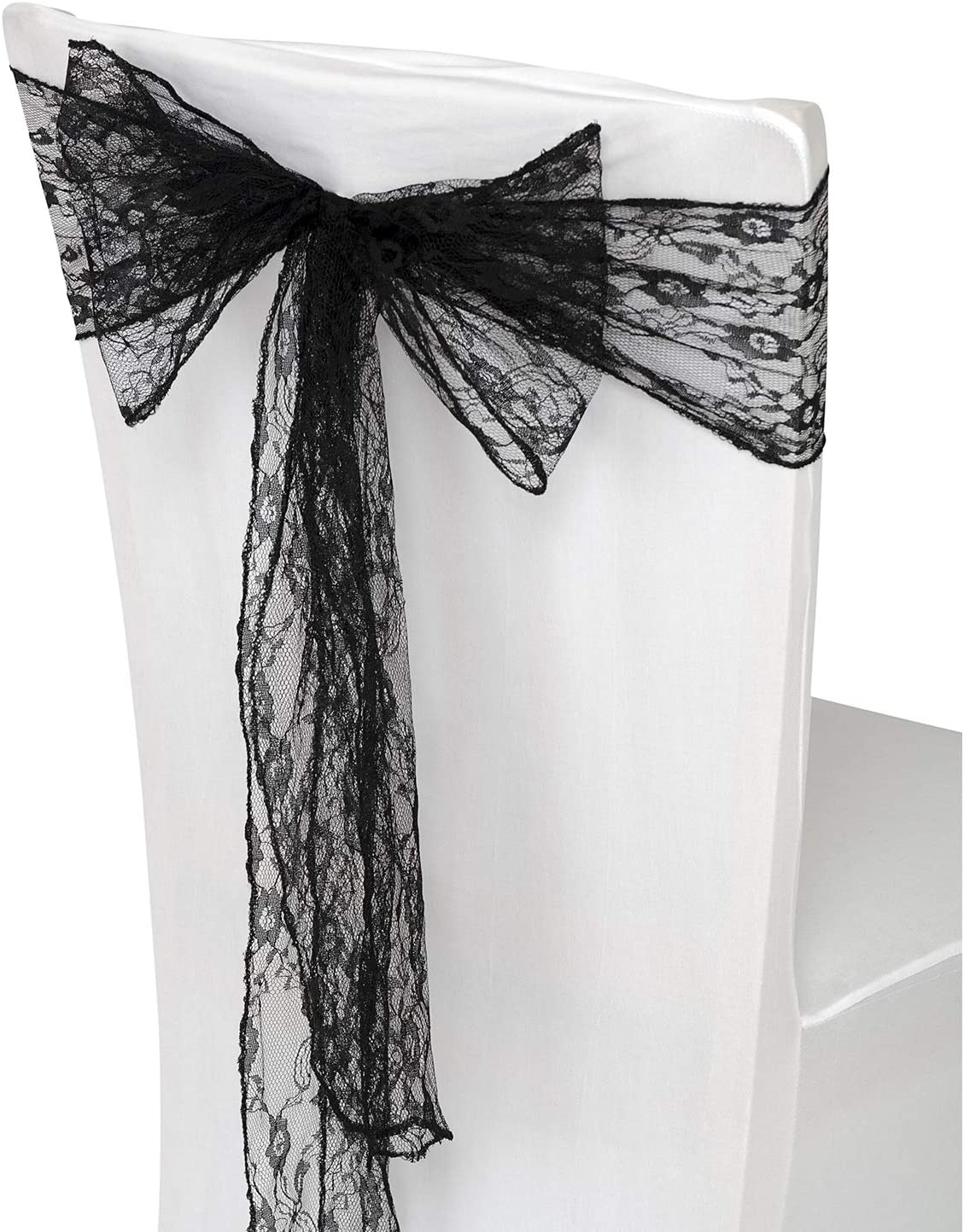 Trimming Shop Lace Chair Cover Sashes Vintage Style Wider Fuller Bow