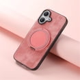 thumbnail image 2 of For IPhone 17 Case Retro Leather Circular Rotating Stand Shockproof Phone Case,Pink,For iPhone 17, 2 of 7