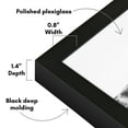 thumbnail image 3 of Americanflat 16x24 Poster Frame with Polished Plexiglass Soho Collection Gallery Style Deep Molding - Black, 3 of 7