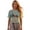 Light Green, variant on Elegant Mesh Embroidered Short Sleeve Top For Summer – Stylish Lightweight Tee With Delicate See Through Detail And Relaxed Fit Womens Long Sleeved Tees