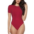 thumbnail image 2 of Goofa Geometric Vintage Printed Women Rash Guard Short Sleeve,Tummy control Swimsuit Surfing Swimsuit Bathing Suit One Piece Swimsuit UPF 50-Medium, 2 of 9