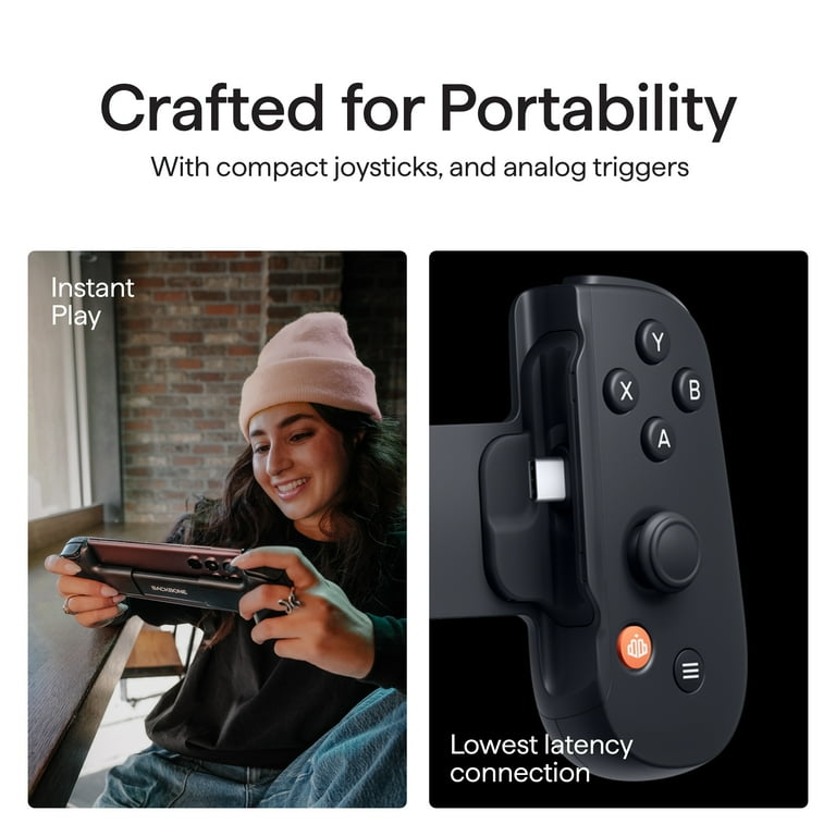 BACKBONE One 2nd Gen USB-C （黒） Backbone One Mobile Gaming Controller (USB-C) - 2nd