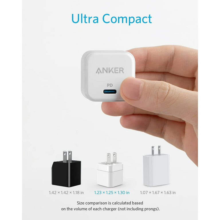  USB C Charger, Anker 2-Pack Fast Charger with Foldable