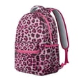 thumbnail image 2 of Leopard Print Backpack for School,Cute School Bag,Schoolbag with Adjustable Shoulder Straps & Padded Back,15.3"x11"x7.1"., 2 of 6
