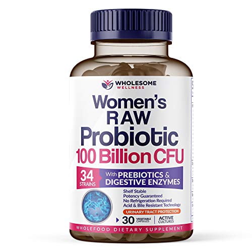 Dr. Formulated Raw Probiotics for Women 100 Billion CFU with Prebiotics