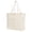 Natural, variant on Muka Canvas Tote Bags with an External Pocket, Top Zipper Closure Reusable Grocery Shopping Bag-Natural / Yellow