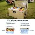 thumbnail image 5 of 20 Quart Insulated Cooler, Hard Ice Chest, 5-Day Ice Retention for Beach, Camping, Picnic, Fishing, Boat, BBQ, Outdoor Portable Drink & Beverage Cooler, 5 of 10