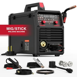 Klutch 44725 MIG 140SI Flux-Core & MIG Welder - 115V, 140 amp