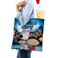 thumbnail image 4 of Family Guy Bolso de tela con estampado de lienzo para mujer, bolsa de compras reutilizable y estética, con cremallera interior, regalo para mujer, 35 × 40 cm., 4 of 6