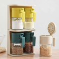 thumbnail image 4 of Glass Spice Container Set, 11.5 oz/300 ml with Lid and Spoon, Clear Glass Spice Jar, 2 Piece Spice Jar Set, For Kitchen Counter, Food Storage (White), 4 of 4