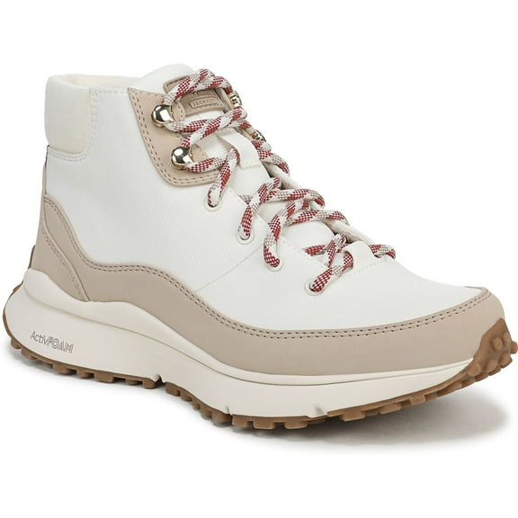 Ryka Jackpot Women's Lace-Up Boots Color: Egret White Size: 8