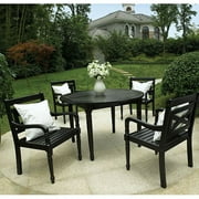 Delahey 5-pc Dining Black Traditional Se