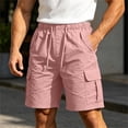 thumbnail image 4 of Zeliretfy Mens Shorts Cargo Shorts Classic Loose Casual Wear With Pockets And Denim Shorts Hip Hop Cropped Jeans Work Shorts with Cargo Pockets Authentics Classic Relaxed Fit Five Pocket Cargo Short, 4 of 8